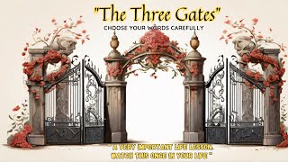 THE THREE GATES  A VERY IMPORTANT LIFE LESSON STORY [upl. by Elleiand]