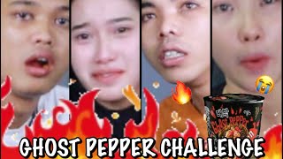 Ika Dan Atiyya Menangis  Ghost Pepper Challenge Bersama Team Faris Azri Tv [upl. by Nilekcaj]