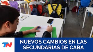 SECUNDARIAS CABA se eliminan las previas y se adaptan las aulas a un nuevo modelo de enseñanza [upl. by Rezeile]