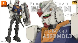 GUNDAM RX782 LEG4 ASSEMBLE Create Perfect Grade GUNDAM with Fusion360 [upl. by Jaenicke127]