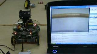 Camera interface on FireBird V P89V51RD2 Robot using MATLAB [upl. by Bautista]