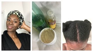 ROUTINE SOIN  BAIN DHUILE ACTIVER LA POUSSE DES CHEVEUX LES NOURRIRE [upl. by Weaks]