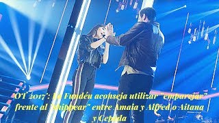 OT 2017 La Fundéu aconseja utilizar quotemparejarquot frente al quotshippearquot entre Amaia y Alfred [upl. by Elleahcim]