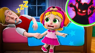 I Am So Scared Daddy  Monster in the Dark Song  Funny Kids Songs amp Nursery Rhymes  Songs for KIDS [upl. by Hna531]