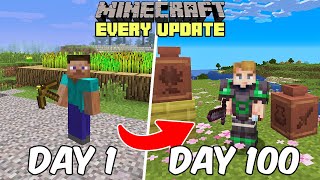 I Survived 100 Days in Minecraft But it Updates Every Day [upl. by Moshell]