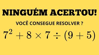 MATEMÁTICA BÁSICA  EXERCÍCIO PARA MANTER A MENTE EM FORMA [upl. by Camel656]