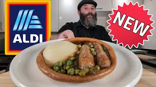 NEW Sausage amp Mash Filled Yorkshire Pudding from Aldi [upl. by Jacie98]