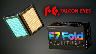 FalconEyes F7 Fold RGB LED Pocket Light [upl. by Nagel]