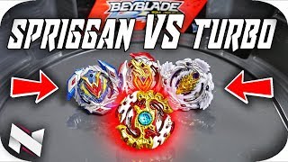 SPRIGGAN REQUIEM VS Beyblade Burst Turbo Rail Rush BATTLE  ilinnuc [upl. by Stillmann]