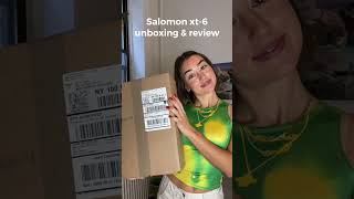 salomon xt6 unboxing amp review 🔥 shorts [upl. by Iluj]