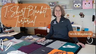 TShirt Blanket Tutorial [upl. by Standish]