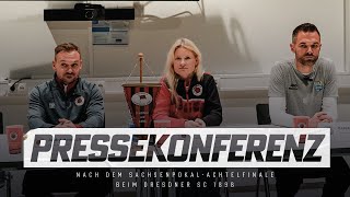 Chemnitzer FC  Pressekonferenz nach dem SachsenpokalAchtelfinale beim Dresdner SC 1898 [upl. by Maurilia681]