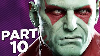 GUARDIANS OF THE GALAXY PS5 Walkthrough Gameplay Part 10  GAREK AND ROSSON BOSS FIGHT FULL GAME [upl. by Ahsienauq]