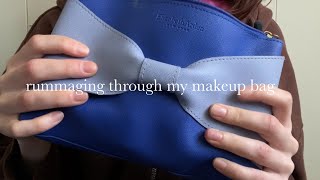 makeup bag rummaging asmr ೃ༄ [upl. by Hillman]