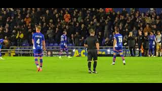 Hatrick Hero James Norwood Subbed off for Oldham Athletic Vs Tamworth FC 16112024 2425 Season [upl. by Ellerrehs]