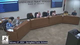 February 27 2024 Board of Education Regular Meeting [upl. by Danczyk844]