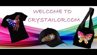 How to Heat Press a Rhinestone Transfer onto a TShirt Tutorial [upl. by Ainad165]