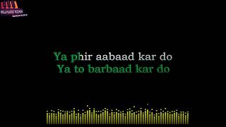 Aabad Barbaad karaokeArijit SinghHigh Quality [upl. by Larrie605]