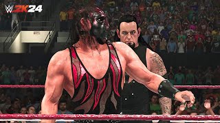 WWE 2K24  Kane 01 vs Undertaker 98 Casket Match [upl. by Godred]