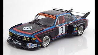 Modelissimo Minichamps BMW 35 CSL No3 6h Silverstone 1976 Limited Edition 600 pcs [upl. by Martyn]