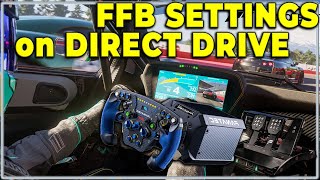 Ultimate Force Feedback Settings for Forza Motorsport  Fanatec DD1 Direct Drive Wheelbase Guide [upl. by Treva]