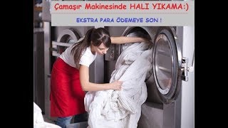 Çamaşır Makinesinde Halı Nasıl Yıkanır Kaç Derecede Yıkanır [upl. by Gridley409]