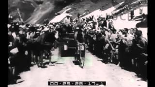 Fausto Coppi domina nelle tappe alpine del Giro di Francia [upl. by Annoved46]