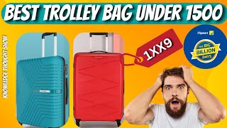 Best Trolley Bag Under Rs 1500  Flipkart Big Billion Day Sale Offer trolleybag flipkart trending [upl. by Yreffeg]