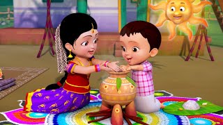 Sankranti Banthu Sankranti Banthu  Kannada Rhymes for Children  Infobells [upl. by Oric]