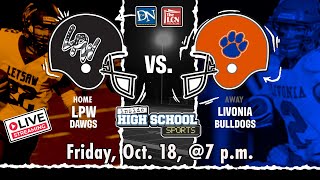 SEC V FOOTBALL LetchworthPerryWarsaw vs Livonia [upl. by Courtland]