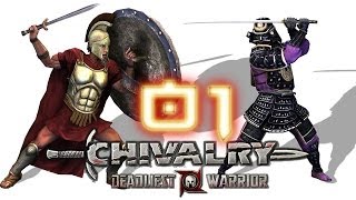 Lets Play 01  Deadliest Warrior  WIR SIND SPARTAUnd Samurai Deutsch German [upl. by Enelrihs]