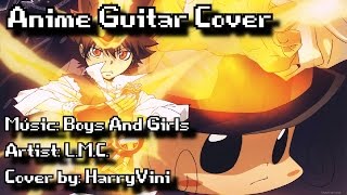 Katekyo Hitman Reborn OP 2  Boys And Girls「Guitar Instrumental」【HarryVini】 [upl. by Una]