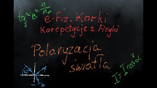 Polaryzacja światła  Dualizm korpuskularno falowy  LO4 [upl. by Ecnerewal]