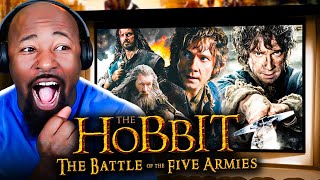 Watching The HobbitTHE BATTLE OF FIVE ARMIES 2104 for the FIRST TIME  Movie Reaction [upl. by Aicinet51]