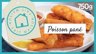 Recette du poisson pané maison  750g [upl. by Rosco40]