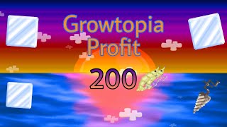 Growtopia Profit  Fishing with using 200 Shrimps in Ice Crust Block water [upl. by Kcod]