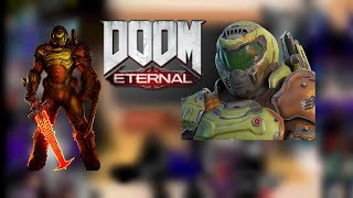 Friends react to Doom Eternal Rap  Enjoy Read description [upl. by Bannon811]