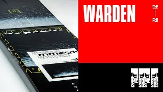 2022 Rome Warden Snowboard [upl. by Oijres]