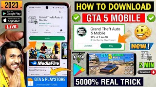 😍 HOW TO DOWNLOAD GTA 5 IN ANDROID   DOWNLOAD REAL GTA 5 ON ANDROID  GTA 5 DOWNLOAD PLAY STORE [upl. by Shari]