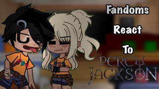 Fandoms React to Percy Jackson🌊⚡️14 [upl. by Hogue726]