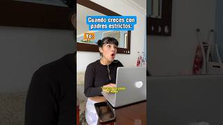 Crecer con padres estrictos 🩴👁️👀shorts tiktokvideo comedia funny humor [upl. by Sokil281]