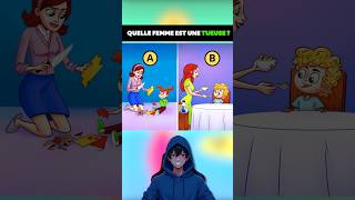 Quelle femme est une tueuse  quiz animation enigmes shorts tiktok humour devinette [upl. by Dnaltiac]