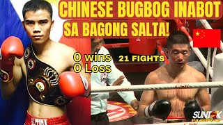 UNANG SALTA SA BOXING RING NG PINOY BETERANO PA KALABAN SA CHINA PA MISMO GINANAP  AUTIDA VS WANG [upl. by Ecneret399]