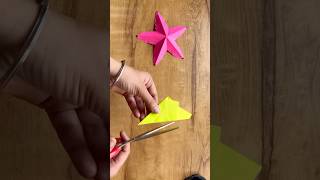 How to make paper starfish  Paper sea animals seaanimals kraftycanvas [upl. by Studnia824]