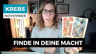 KREBS ♋️ Dein ICH sprengt sich den Weg frei selbstermächtigung  November 2024 • Tarot • Astrologie [upl. by Polish]