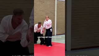 Lengthening The Arm  Tenchinage Exercise aikidotechniques aikido shorts martialarts tenchinage [upl. by Grati]