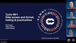 ECMWF IFS Cycle 48r1 webinar Data access and format testing and practicalities  1 June 2023 [upl. by Ihsar66]