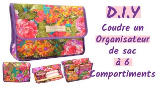 Comment coudre un organisateur de sac en tissu  Couture Facile Mimi [upl. by Neehahs183]