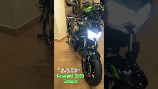 Kawasaki Z650 Exhaust Sound z650 wheelie superbike z900 exhaust bikerider biker dreambike [upl. by Anitnemelc]