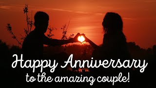 Anniversary Wish for Couples  Best Anniversary Message for Couple Friends  Couples Anniversary [upl. by Lurie]